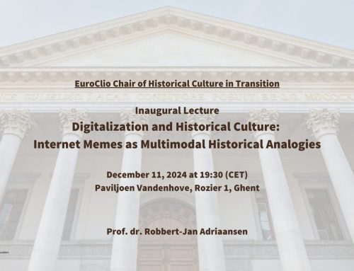 EuroClio Chair of Historical Culture in Transition – Inaugural Lecture