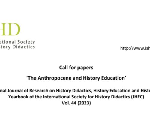Call for papers  ‘The Anthropocene and History Education’
