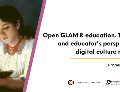 Participate in our survey: Open GLAM & Education – Teacher’s and Educator’s Perspective on Digital Culture Resources