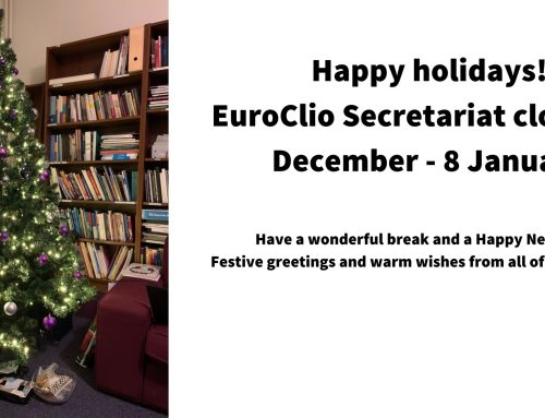 EuroClio Secretariat closed for holidays